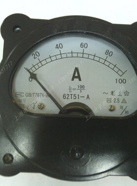 62T51-100/5A 交流电流表(发电机专用) 指针式仪表