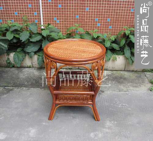茶几藤椅组合小桌子
