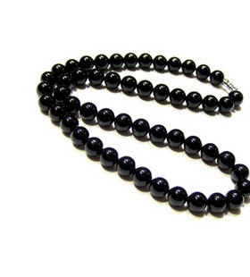 巴西黑色玛瑙项链坠