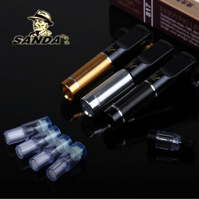 正品SANDA三达TS-817换芯型过滤健康烟嘴 有配件配送便携盒烟具