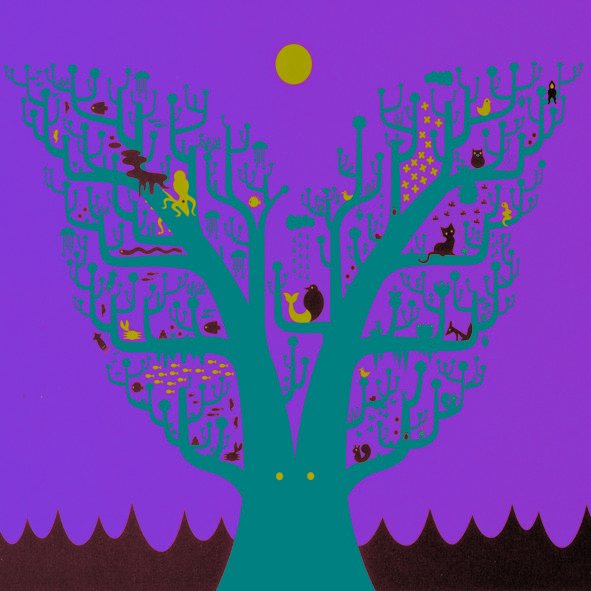 海报印制199书房卧室客厅贴挂画装饰墙壁挂画280抽象树jpg-1