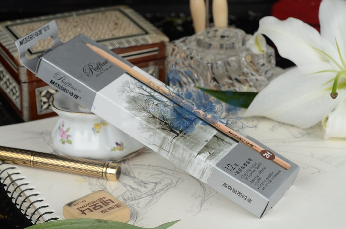 马可素描绘画铅笔