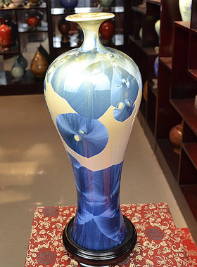 陶瓷结晶釉居家台面工艺品包邮