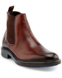 Leather Horser Pliner Donald Boot 男靴松紧口短靴