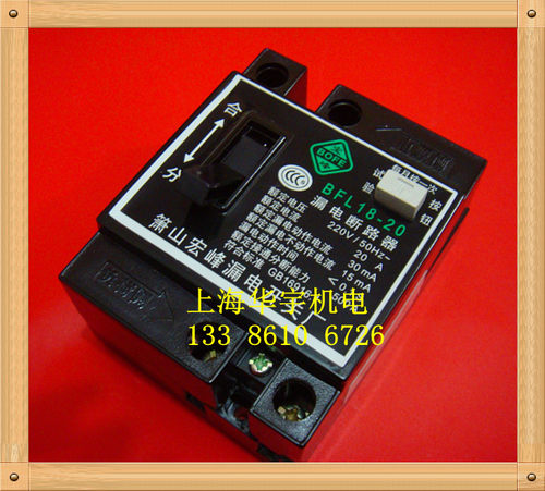 漏电断路器DZL18-20/20A 家用漏电保护器 BFL18-20/20A拖线盘漏电
