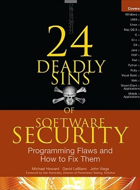 【预售】24 Deadly Sins of Software Security: Programmin