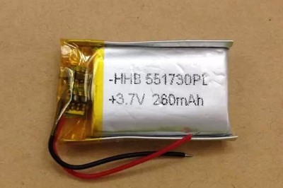 3.7V 551730 260mah 酷比熊点读笔蓝牙小录音笔电池 521630