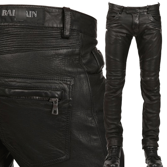 Pantalon cuir homme serré pour jeunesse PU pour hiver - Ref 1476799 Image 1