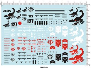 天地模型 MS-06F2 MG 扎古 毒蝎子 模型标志水贴纸