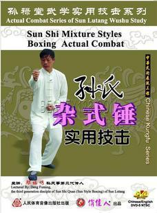【天韵◆正版】孙禄堂武学实用技击 孙氏杂式捶实用技击 1DVD