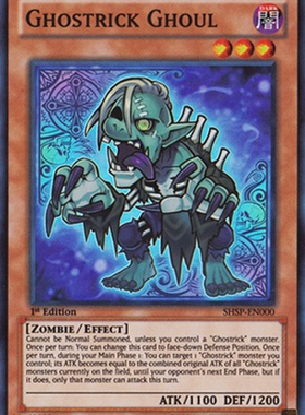 游戏王 美版 正版 - 鬼计食尸鬼 Ghostrick Ghoul/金闪/SHSP