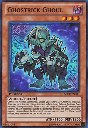 游戏王 美版 正版 - 鬼计食尸鬼 Ghostrick Ghoul/面闪/SHSP