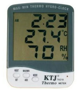 电子温度计TA218B室内温湿度计 家用数显温湿度计温度湿度计