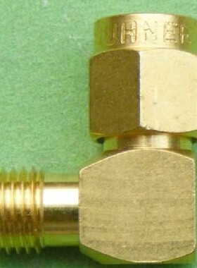 53_SMA-50-0-2/111_NE  SUHNER 进口 DC-18GHz SMA 弯角转接头