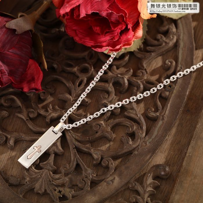 泰国纯银十字架吊坠