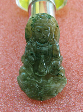 吊坠挂件观音南阳独山玉