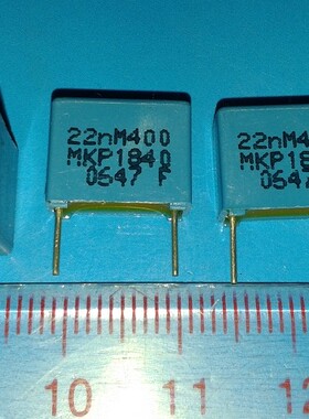 全新薄膜电容VISHAY MKP1840 0.022uf 400v(22nf 22000pf 223)10p