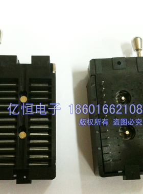 全新ARIES锁紧座 老化座 IC测试座 锁紧座 活动座 转换座DIP28