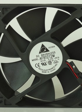 台达 12CM/厘米 12025 12V 0.27A 超静音大风量机箱风扇 AFB1212M