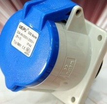 威浦WEIPU工业防水插头插座航空插头 16A 3芯 TYP5601 直式暗装座