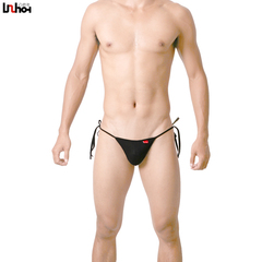 UzHot纯棉莱卡U凸囊袋运动系带男士三角内裤 男子性感内裤 U3009
