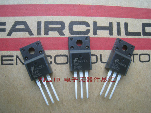 场效应管 FQPF6N80C 仙童全新原装 6A 800V TO-220