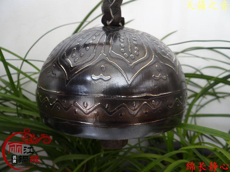 纯手工雕花纯铜铜铃铛挂件车挂挂饰东巴驼铃特大号隔山铃大中小号