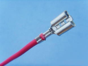 订做电线2.8 4.8 6.3MM插簧线 太阳端子 圆环 冷压端子 U型端子线