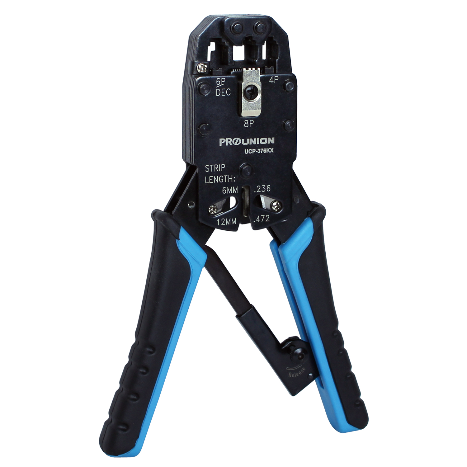 台湾宝工 UCP-376KX 4/6/8P专用网络压接钳 三口电脑水晶头网线钳