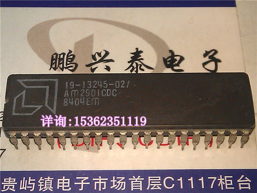 AM2901CDC  陶瓷封装背面掉瓷 直插脚 微处理器 老款CPU收藏/保用