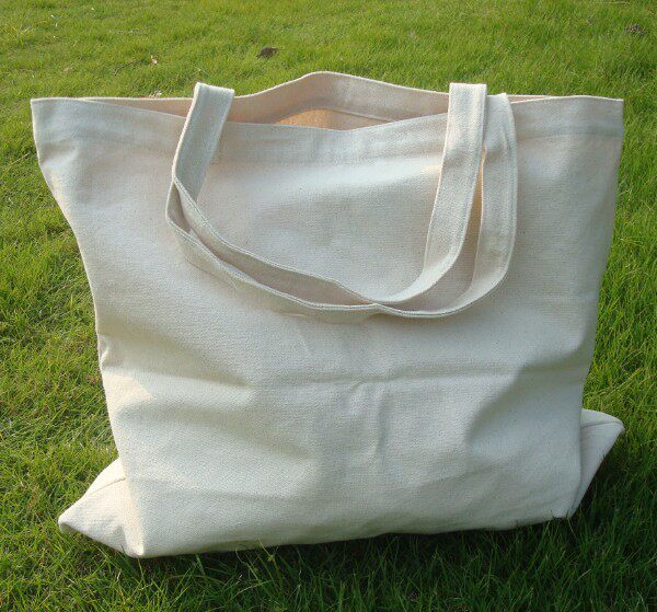 中厚帆布购物袋 纯棉布袋 8安棉布 空白手绘袋 大号收纳整理横款