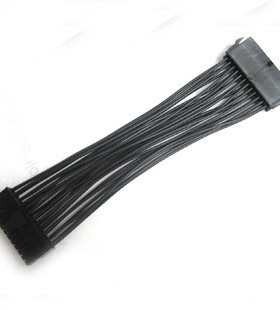 电源24P延长魔术24P20CM  全黑线 18AWG线