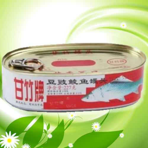 甘竹牌 豆豉鲮鱼罐头 227g 美味鱼罐头 甘竹豆豉鲮鱼罐头