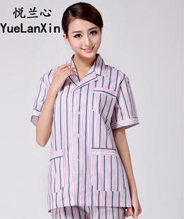 医用医院纯棉病号服 病服 病员服 病人服病号服纯棉睡衣女短袖