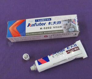 正品卡夫特K-5202导热硅胶/导热胶/有机硅胶 LED导热粘性强胶