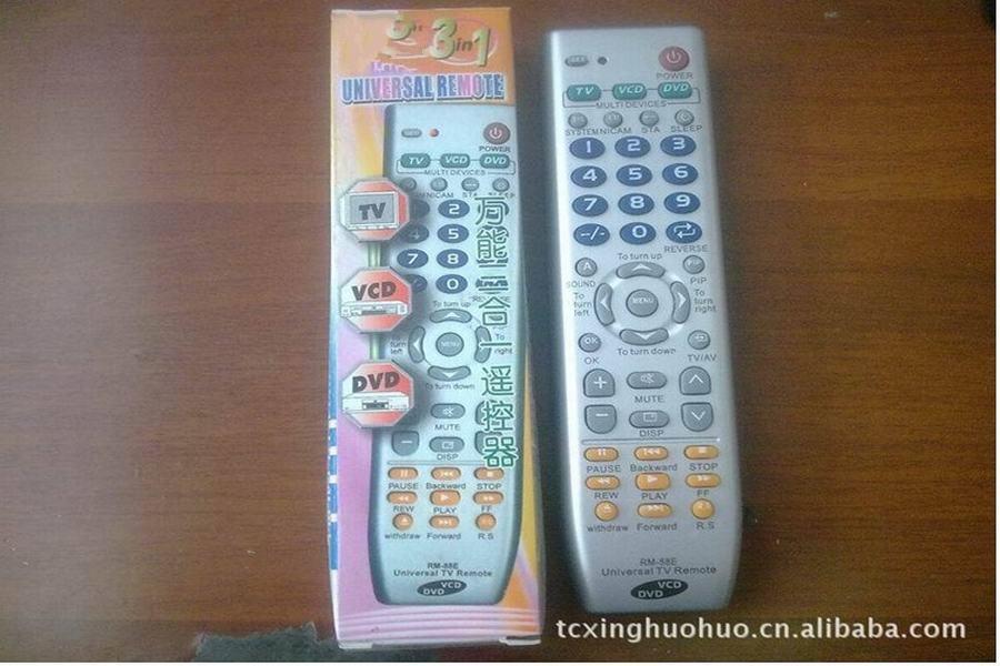 适用于适用于牌万能电视机DVD VCD三合一多功能遥控器RM-88E