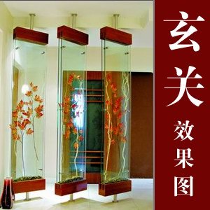 玄关效果图 过道吊顶 门厅玄关装 修 隔断