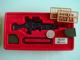 1/6th Modern US FN Minimi M249 SAW 5.56mm machine gun metal