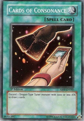 游戏王 美版 正版 - 调和的宝札 Cards of Consonance/面闪/ABPF