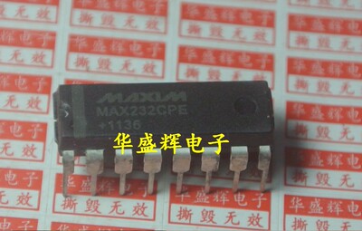 【华盛辉】全新原裝MAX232CPE IP通信IC 串口通信控制 直插 DIP