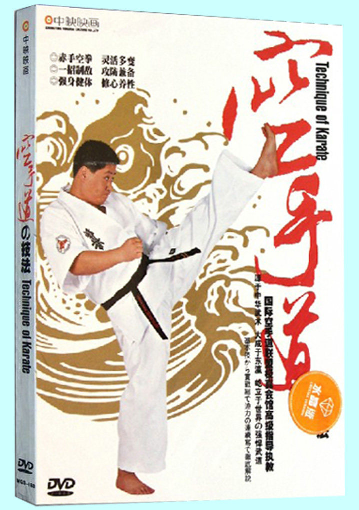 空手道技法dvd正版 快速提高实战技巧 空手道入门基础 呼吸方法法