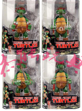 正版盒装 NECA 7寸TMNT 桶装彩色 忍者神龟 全4款 人偶 公仔 特价