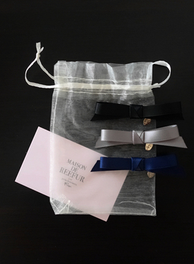 日本韩版新款发饰梨花蝴蝶结丝带发夹顶夹刘海夹包邮黑色少女可爱