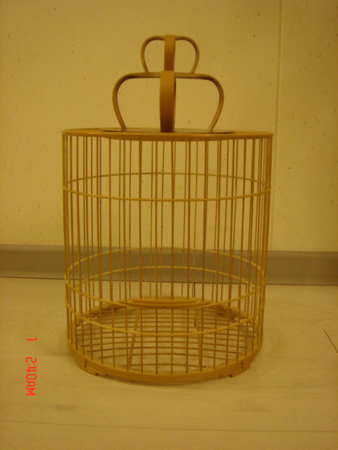 天津画眉鸟笼竹料 裸笼 《画眉鸟笼》