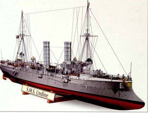 二战德国水女神号-S.M.S Undine 1904纸模型