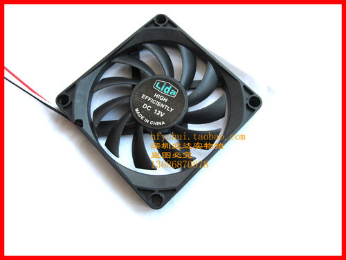 8010 8CM 12V风扇 超薄显卡 CPU 一体机 工控机 收银机 散热风扇