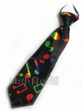 【彩色音符】Cosplay道具化妆舞会搭配小领带 日韩校服搭配
