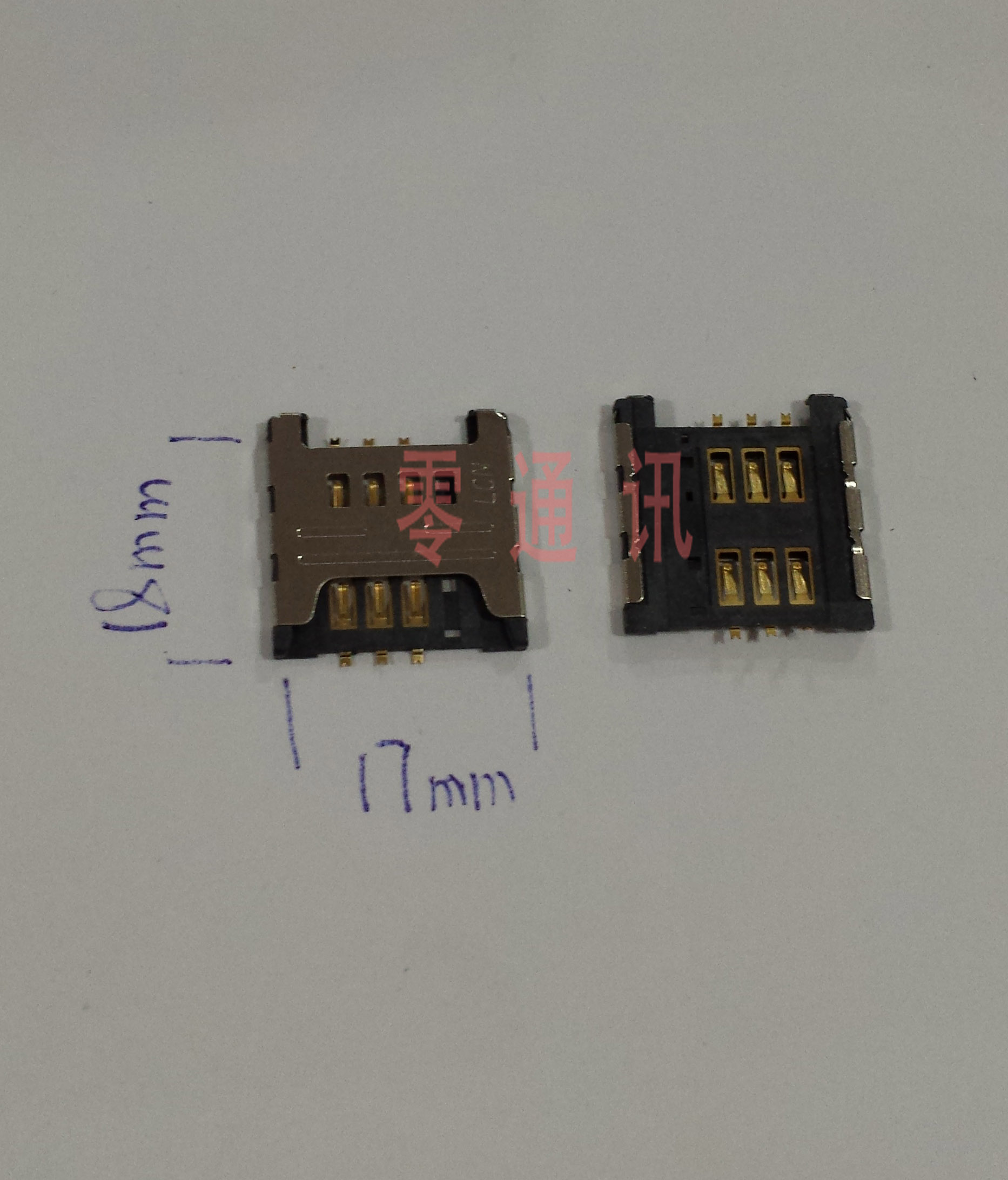 三星 I9228 S6358 S6108 S6102 I699 I9018卡座 SIM卡槽插槽 原装 3C数码配件 手机零部件 原图主图