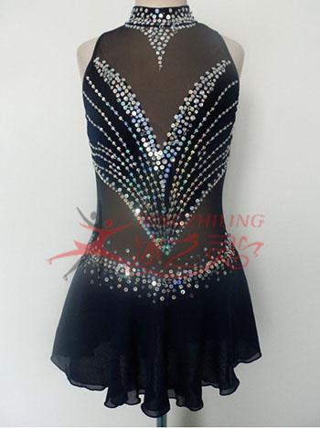 冰之灵成人儿童花样滑冰服 表演服 花样滑冰护具 滑冰训练服定制