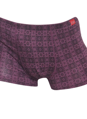 创雅诺 84030男士莫代尔U凸平角裤 内裤舒适裤头青年潮裤大码短裤